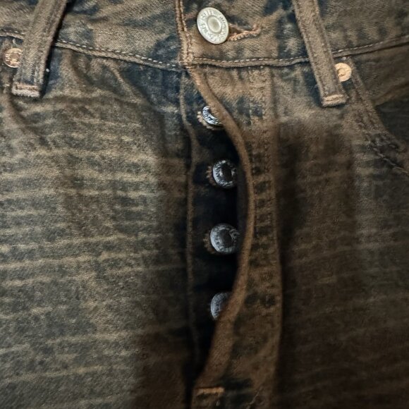 Levi’s 501 Premium 150th Anniversary Jeans Women W28 tree Button Fly Straight - Picture 5 of 13